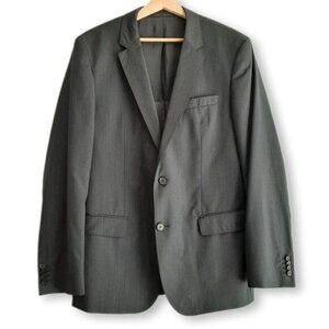 HUGO BOSS Huge / Genius 100%Wool Blazer Jacket Gray Men's Sz 42 R